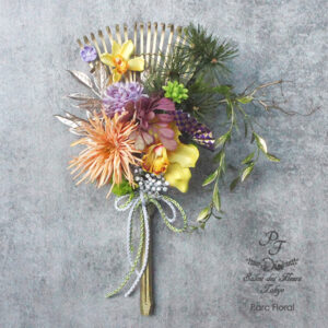 福を集める熊手飾り